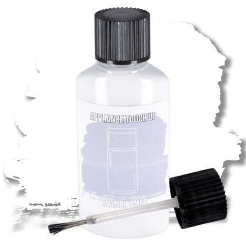 White enamel touch - enamel, paint
