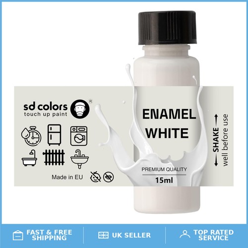 Enamel white touch paint - white,