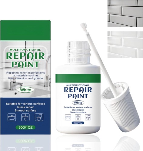 White enamel touch paint - touch,