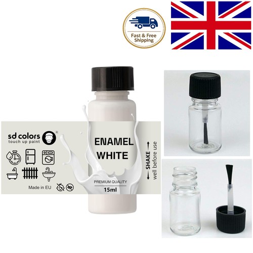 Touch paint enamel - enamel, white