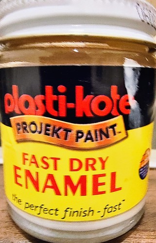 Enamel touch paint white - enamel,