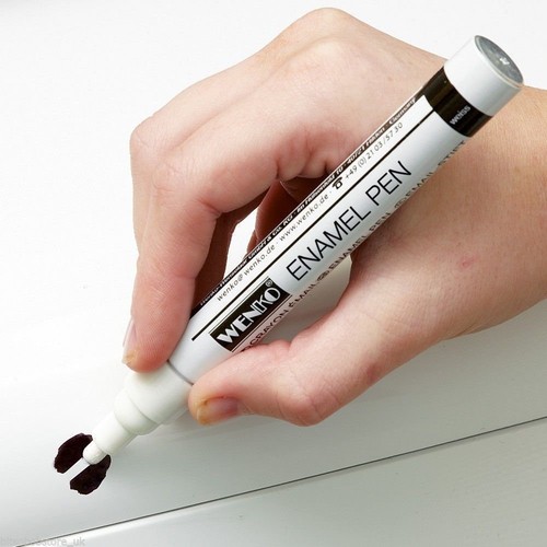 White enamel repair touch - enamel, touch-up