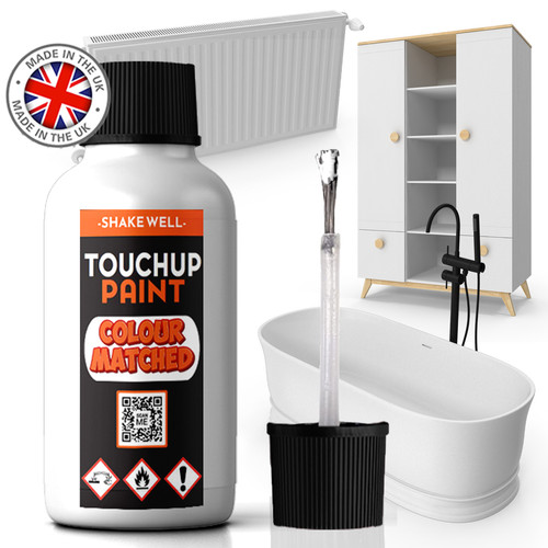 White enamel touch - up, paint