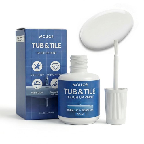 Tub and tile paint - tile, white