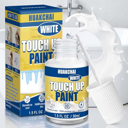 White enamel touch paint - touch, up