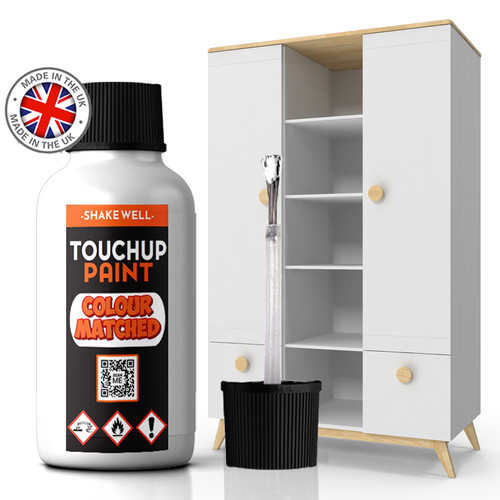 White enamel touch paint - white,