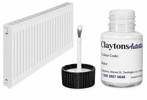 White enamel touch paint - white,
